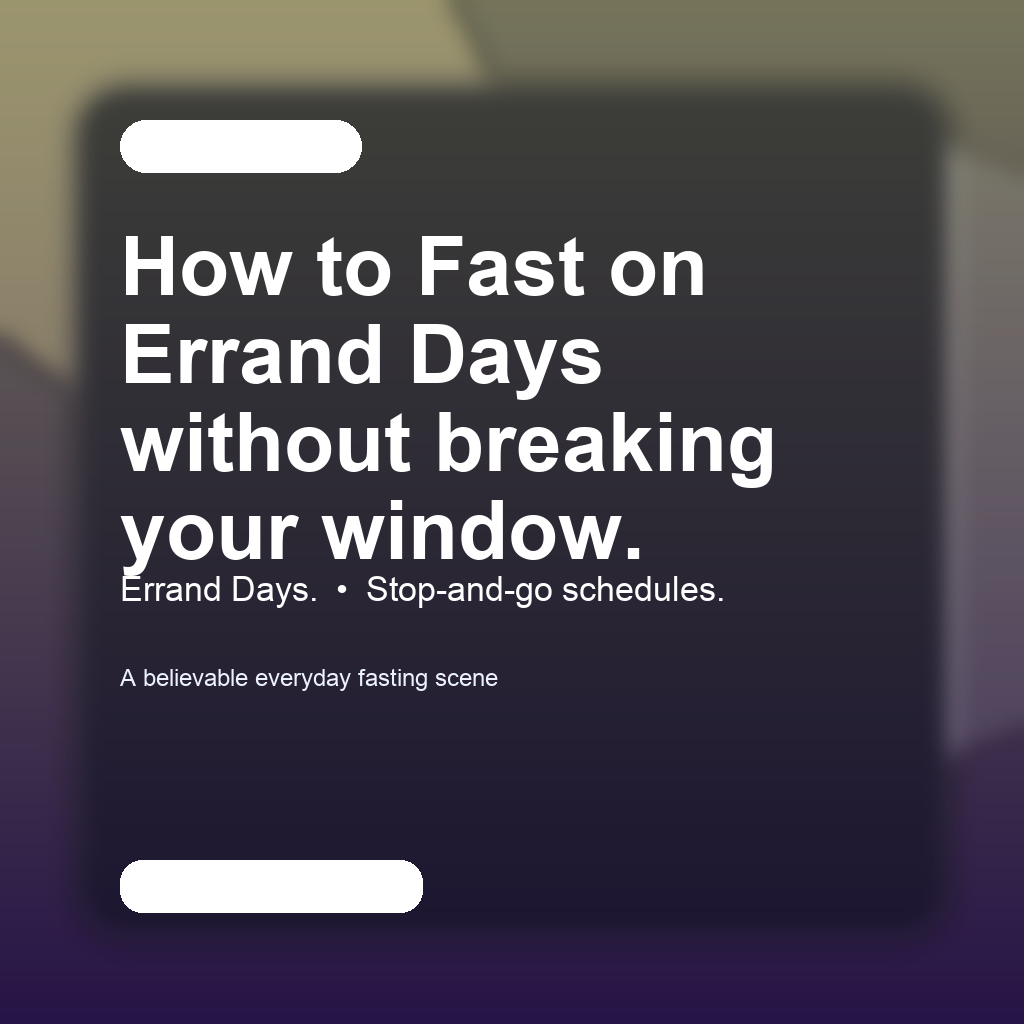 Close-up scene for errand days with a phone and a water bottle